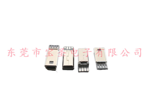 Micro usb 2.0 公頭焊線式普通